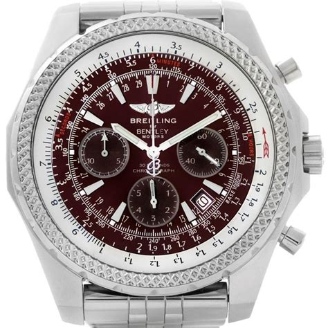 breitling for bentley burgundy|used Bentley Breitling for sale.